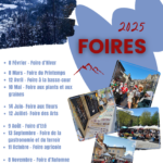 Affiche Foires 2025