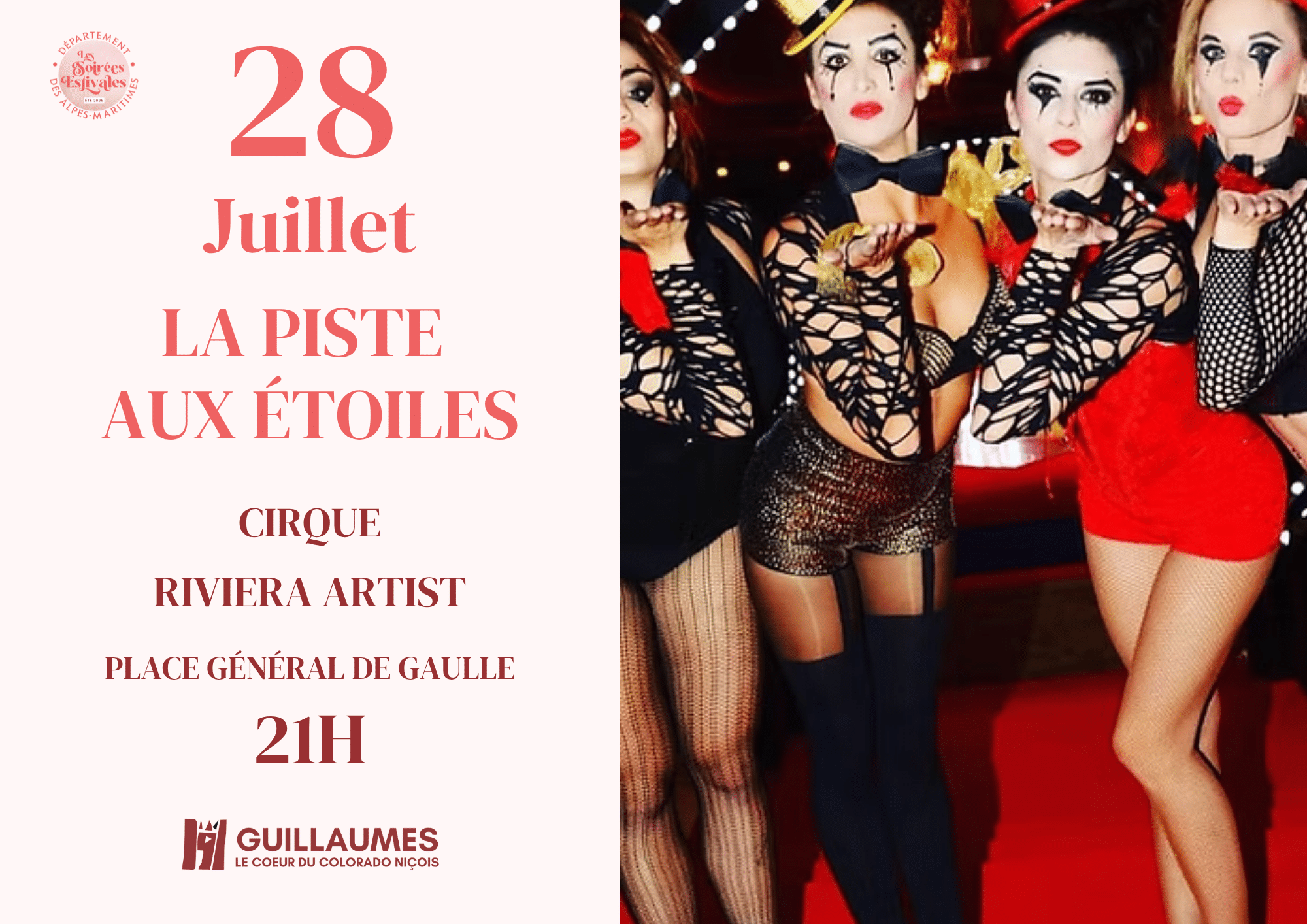 Affiche estivales Riviera Artist