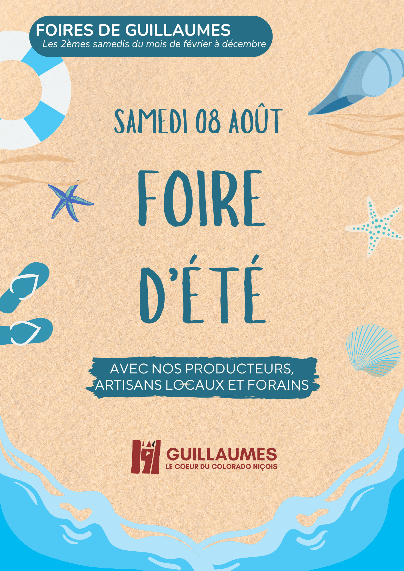 20260808 Affiche Foire d'été FORMAT A4